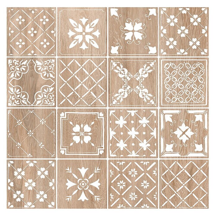 Protector de pared de cocina Hidra (L x An x Es: 60 cm x 60 cm x 3 mm, Marrón, Aluminio) | BAUHAUS