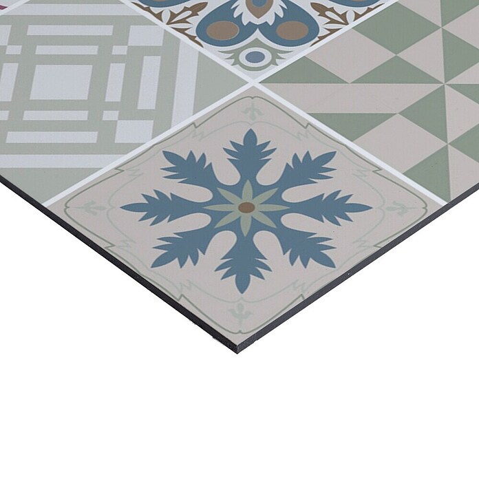 Protector de pared de cocina Mosaico (L x An x Es: 60 cm x 60 cm x 3 mm, Multicolor, Aluminio) | BAUHAUS