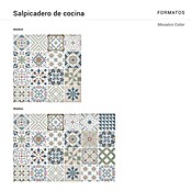 Protector de pared de cocina Mosaico (L x An x Es: 60 cm x 60 cm x 3 mm, Multicolor, Aluminio) | BAUHAUS