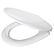 Tapa de WC (Caída amortiguada, Duroplast, Blanco)
