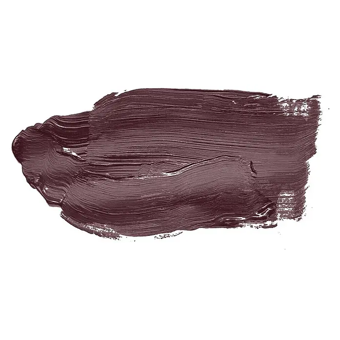 Tadessi Wandfarbe Burgund - Rot, Matt, 2,5 l - Dicker, strukturierter Klecks dunkelviolettfarbener Farbe oder Kosmetik.
