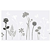 D-c-fix Static Premium Glasfolie Static Premium (150 x 45 cm, Grau/Weiß, Blossom, Statisch haftend)