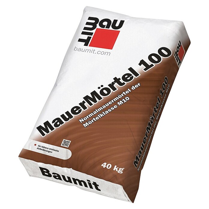 Baumit Mauermörtel 100 (Rohdichte: 1 800 kg/m³, 40 kg) | BAUHAUS