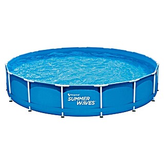 Piscina Frame Summerwaves (Ø x Al: 457 x 84 cm, Azul, 12.000 l)