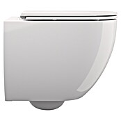 Camargue Wand-WC-Set Pico 50 (Spülrandlos, Ohne Spezialglasur, Spülform: Tief, WC Abgang: Waagerecht, Weiß) | BAUHAUS