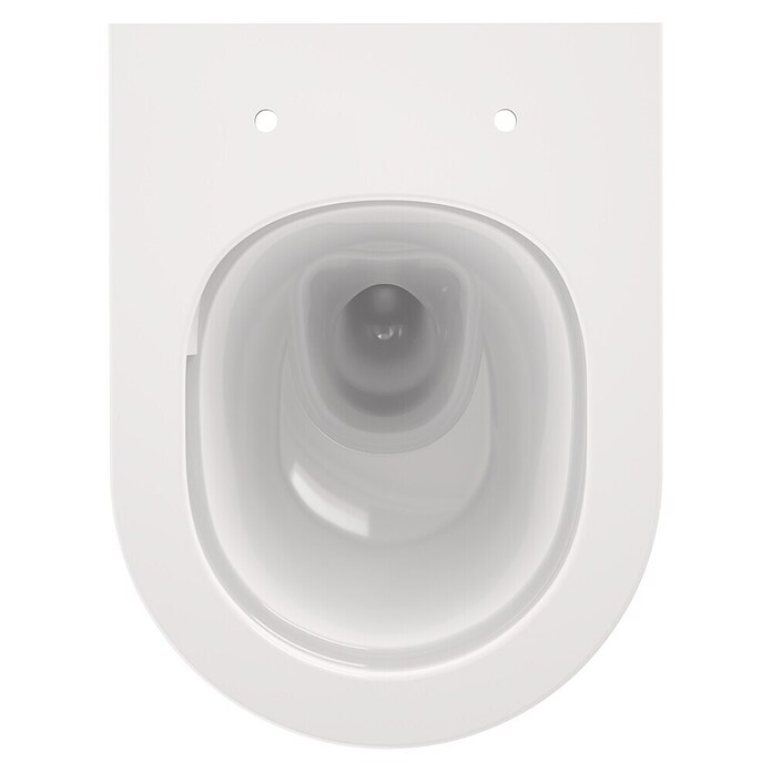 Camargue Wand-WC-Set Pico 50 (Spülrandlos, Ohne Spezialglasur, Spülform: Tief, WC Abgang: Waagerecht, Weiß) | BAUHAUS