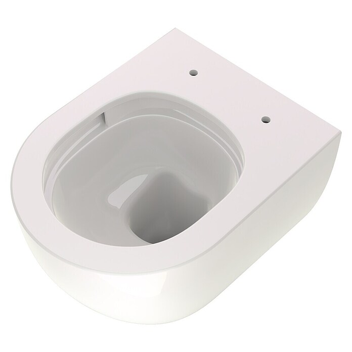Camargue Wand-WC-Set Pico 50 (Spülrandlos, Ohne Spezialglasur, Spülform: Tief, WC Abgang: Waagerecht, Weiß) | BAUHAUS
