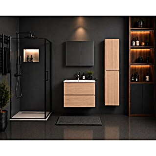 Nortiq Living Badmeubelset Brazil (Met spiegelkast, Totale breedte badmeubel: 81 cm)