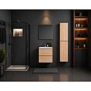 Nortiq Living Badmeubelset Brazil (Met spiegel, Totale breedte badmeubel: 61 cm)