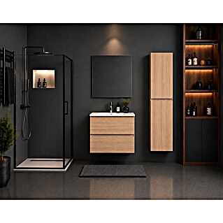 Nortiq Living Badmeubelset Brazil (Met spiegel, Totale breedte badmeubel: 81 cm)