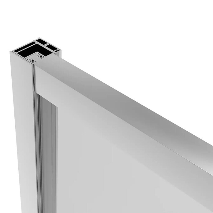 Sanotechnik Drsna vrata za tuš Slim Line  (90 x 200 cm, Krom, Vgradne dimenzije: 88–90 cm) | Tuš stene | Tuš kabine | Tuširanje | Kopalnica in sanitarije | Izdelki | BAUHAUS