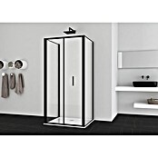 Sanotechnik Zložljiva vrata za tuš kabino Slim Line  (90 x 200 cm, Črna, Vgradne dimenzije: 88-92 cm) | 3673 - Falttür | DADB - Duschabtrennungen | DAD - Badausstattung | DA - Badausstattung/Bäderwelt | D - Sanitär | BAUHAUS