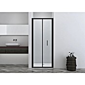 Sanotechnik Zložljiva vrata za tuš kabino Slim Line  (90 x 200 cm, Črna, Vgradne dimenzije: 88-92 cm) | 3673 - Falttür | DADB - Duschabtrennungen | DAD - Badausstattung | DA - Badausstattung/Bäderwelt | D - Sanitär | BAUHAUS