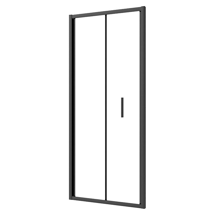 Sanotechnik Zložljiva vrata za tuš kabino Slim Line  (90 x 200 cm, Črna, Vgradne dimenzije: 88-92 cm) | 3673 - Falttür | DADB - Duschabtrennungen | DAD - Badausstattung | DA - Badausstattung/Bäderwelt | D - Sanitär | BAUHAUS