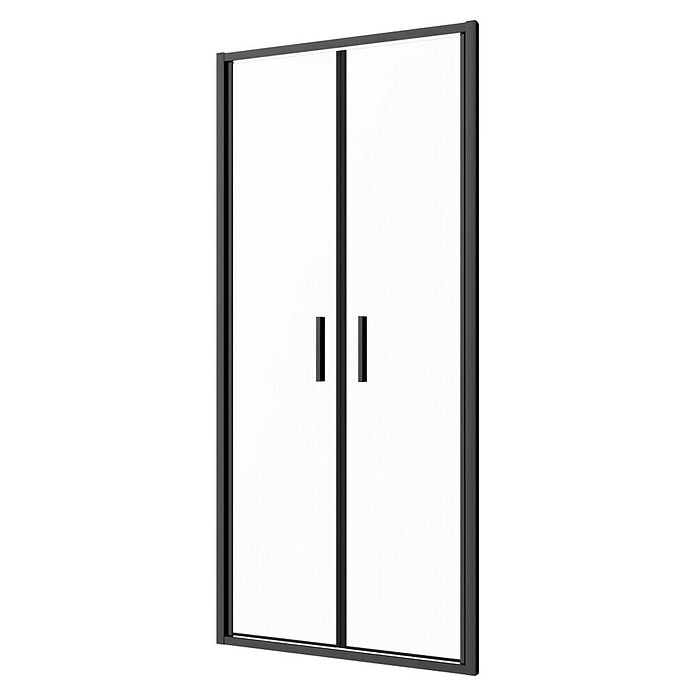 Sanotechnik Nihajna tuš vrata Slim Line  (80 x 200 cm, Črna, Debelina stekla: 6 mm) | 3670 - Drehtür | DADB - Duschabtrennungen | DAD - Badausstattung | DA - Badausstattung/Bäderwelt | D - Sanitär | BAUHAUS