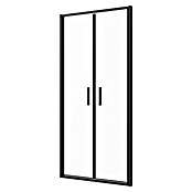 Sanotechnik Nihajna tuš vrata Slim Line  (80 x 200 cm, Črna, Debelina stekla: 6 mm) | 3670 - Drehtür | DADB - Duschabtrennungen | DAD - Badausstattung | DA - Badausstattung/Bäderwelt | D - Sanitär | BAUHAUS