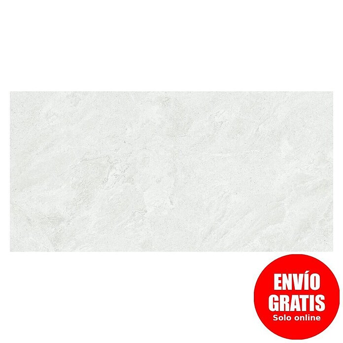 Pavimento porcelánico Eternity (37,5 x 75,5 cm, Blanco, Mate) | BAUHAUS
