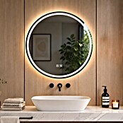 Espejo con luz Elite (Diámetro: 80 cm, Blanco frío) | BAUHAUS