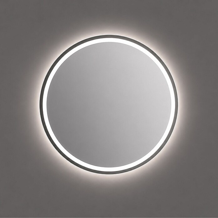 Espejo con luz Elite (Diámetro: 80 cm, Blanco frío) | BAUHAUS