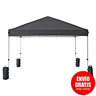 Carpa plegable Deluxe Pop Up (An x Pr: 300 x 300 cm, Color del techo: Gris)