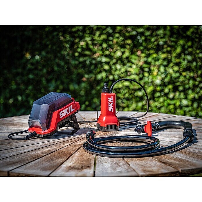 Skil PWRCore 20V Dompelpomp + Gratis Accu Compressor () | BAUHAUS