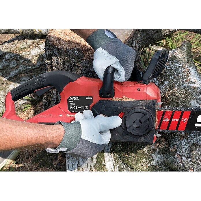 Skil PWRCore 20V Accukettingzaag + Gratis Accu Compressor (20 V, Li-ion, Excl. accu, Lengte zaagblad: 35 cm) | BAUHAUS