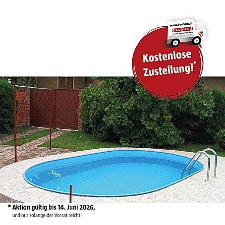 Malibu Stahlwand-Pool Premium (L x B x H: 450 x 250 x 120 cm, 13 000 l)