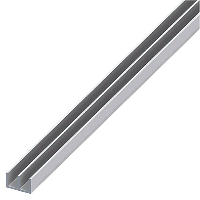 Kantoflex Führungsschiene (1.000 x 15,9 x 10 mm, Montage: Oben, Aluminium, Silber)