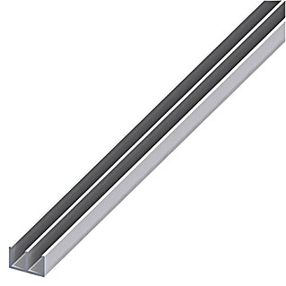 Kantoflex Rail voor schuifdeur (1.000 x 15,9 x 10 mm, Zilver)
