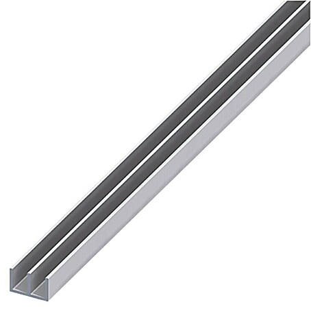 Kantoflex Schiebetür Schiene (1 000 x 15,9 x 10 mm, Silber)