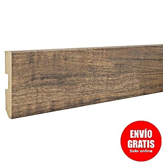 LOGOCLIC Rodapié Roble Florencia (220 cm x 15 mm x 80 mm, MDF)