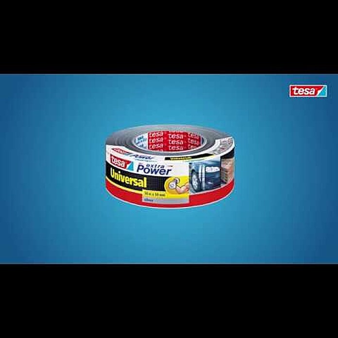 Tesa Extra Power Folienband Universal (Schwarz, 50 m x 50 mm) | BAUHAUS