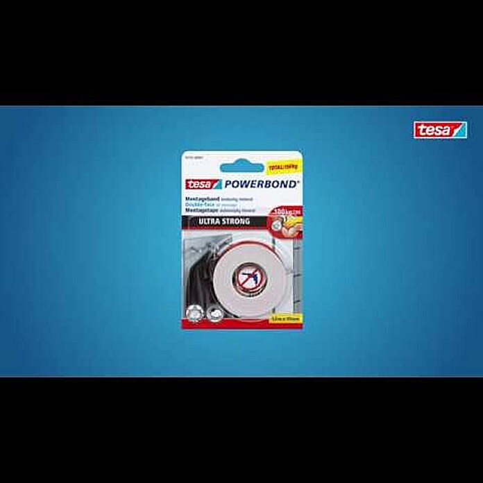 Tesa Powerbond Montageband Ultra Strong (1,5 m x 19 mm) | BAUHAUS