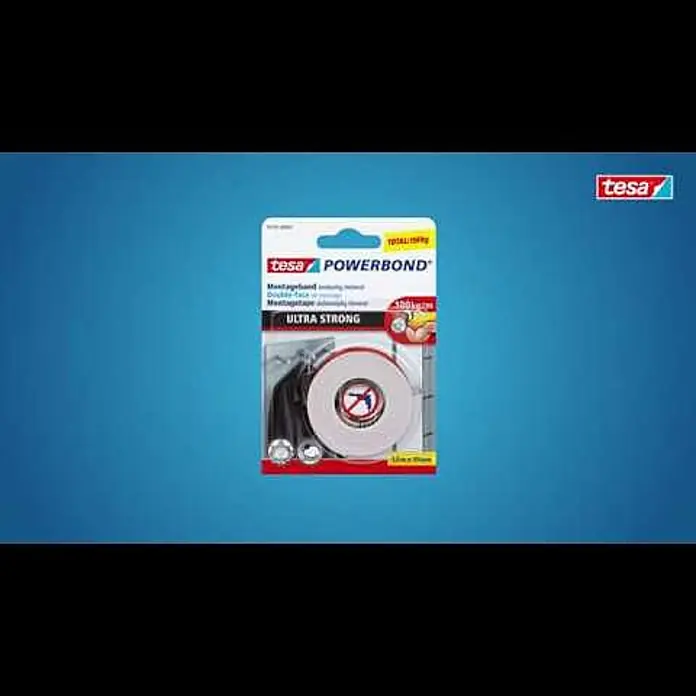 Tesa Powerbond Montageband Ultra Strong - 1,5 m x 19 mm - tesa Powerbond ULTRA STRONG