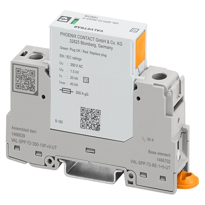 OBO ÜBERSPANNUNGSABLEITER 1-POL V20-C/1-280 /M