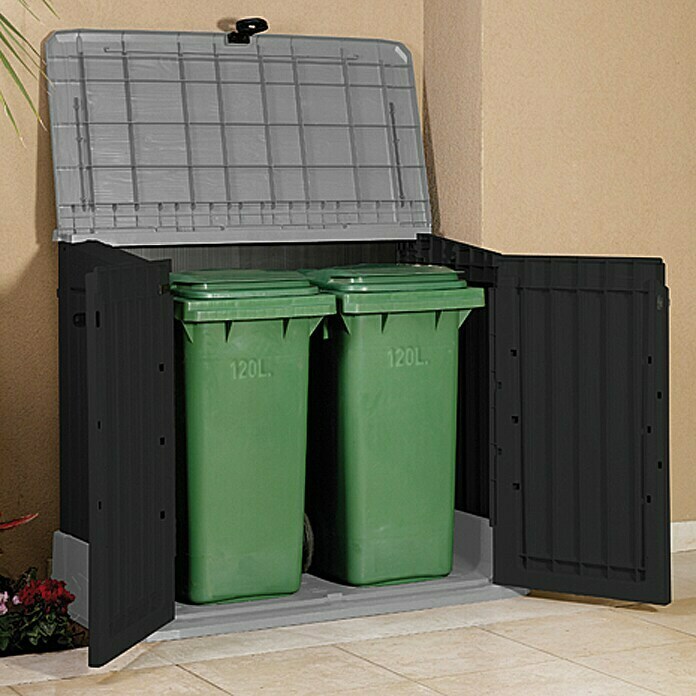 Keter Zaboj za shranjevanje Store it out Midi  (Do x Š x V: 74 x 130 x 110 cm, Plastika, Sive barve/črne barve) | 7443 - Gerätehäuser Kunststoff | IAGD - Gartenhäuser | IAG - Außenbereichsausstattung | IA - Gartenhartware | I - Stadtgarten | BAUHAUS