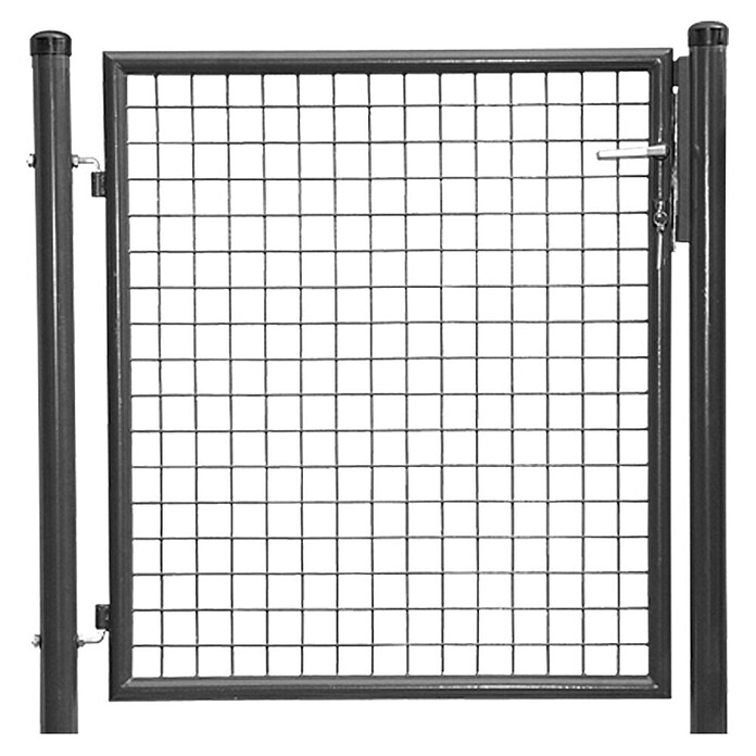 Tuinpoort (Zwart, 1 x 1 m)