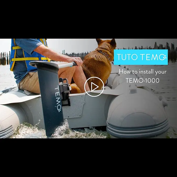 Temo Elektro-Außenbordmotor 1000 - 1.100 W, Pinnensteuerung - Discover how to install your TEMO1000 step by step