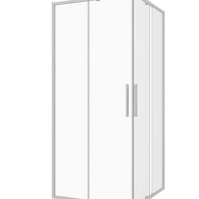 Sanotechnik Drsna vrata za tuš Slim Line  (120 x 200 cm, Krom, Vgradne dimenzije: 118–120 cm) | Tuš stene | Tuš kabine | Tuširanje | Kopalnica in sanitarije | Izdelki | BAUHAUS