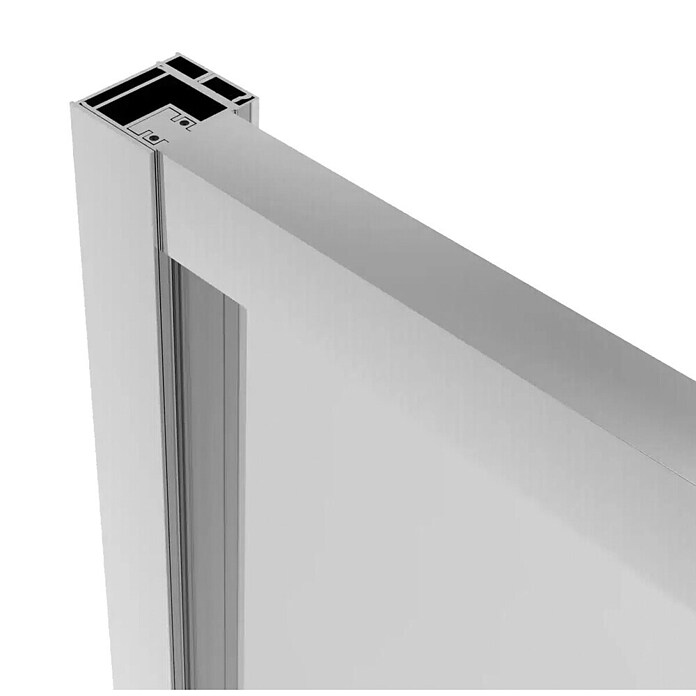 Sanotechnik Drsna vrata za tuš Slim Line  (120 x 200 cm, Krom, Vgradne dimenzije: 118–120 cm) | Tuš stene | Tuš kabine | Tuširanje | Kopalnica in sanitarije | Izdelki | BAUHAUS