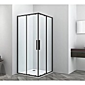 Sanotechnik Drsna vrata za tuš Slim Line  (80 x 200 cm, Črna, Vgradne dimenzije: 78–80 cm) | Tuš stene | Tuš kabine | Tuširanje | Kopalnica in sanitarije | Izdelki | BAUHAUS