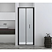 Sanotechnik Zložljiva vrata za tuš kabino Slim Line  (90 x 200 cm, Črna, Vgradne dimenzije: 88-92 cm) | 3673 - Falttür | DADB - Duschabtrennungen | DAD - Badausstattung | DA - Badausstattung/Bäderwelt | D - Sanitär | BAUHAUS