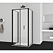 Sanotechnik Zložljiva vrata za tuš kabino Slim Line  (90 x 200 cm, Črna, Vgradne dimenzije: 88-92 cm) | 3673 - Falttür | DADB - Duschabtrennungen | DAD - Badausstattung | DA - Badausstattung/Bäderwelt | D - Sanitär | BAUHAUS