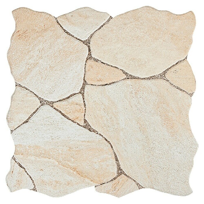 Feinsteinzeugfliese Cala Jet45 x 45 cm, Beige, Matt Unknown