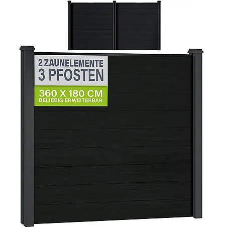 Juskys  Zaun-Set Sichtschutzzaun