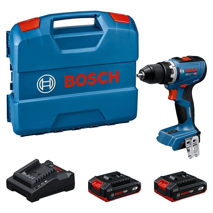 Bosch Professional Akumulatorski vrtalni vijačnik GSR 18V-65  (2 bateriji, 63 Nm) | Akumulatorski vijačniki in vrtalniki | Vrtalniki in vijačniki | Stroji | Orodja in stroji | Izdelki | BAUHAUS