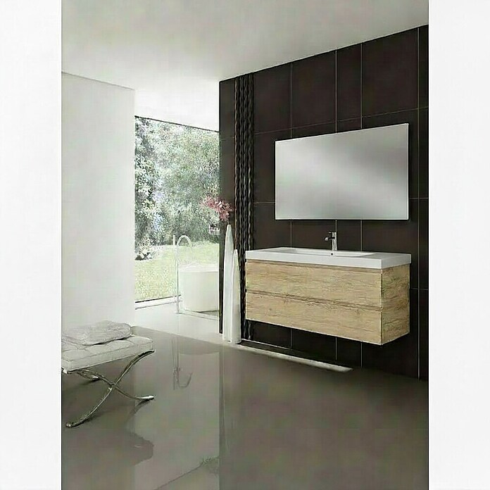 Conjunto de mueble de baño Módena (Ancho: 120 cm, Nebraska, 3 pzs.) | BAUHAUS