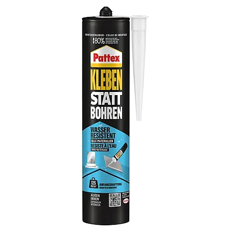 Pattex  Montagekleber Kleben statt Bohren Innen & Außen