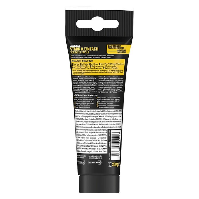 Pattex Montagekleber Kleben statt Bohren (250 g)