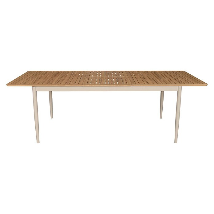 Gartentisch (L x B x H: 181 x 100 x 76 cm, Rechteckig, Braun, Aluminium) | BAUHAUS